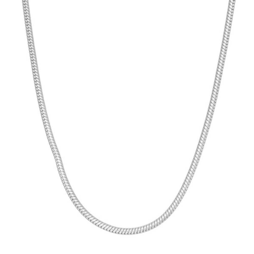 NWOT Sterling Silver Snake Chain Necklace - 24 Inch Length